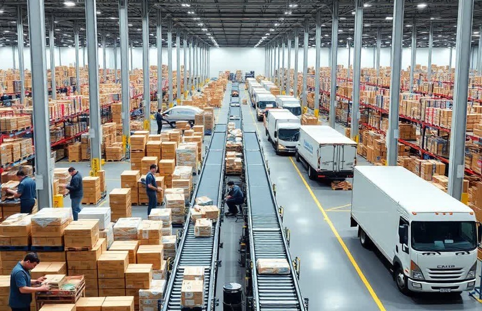 3PL Warehouse handling peak season demand
