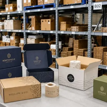 1.Custom Branded Boxes